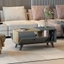 Engel soffbord 90 x 40 cm - Valnt/antracit