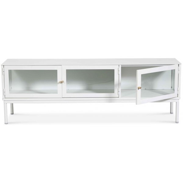 Revel vit TV-bänk 150 cm bred Revel vit TV-bänk 150 cm bred