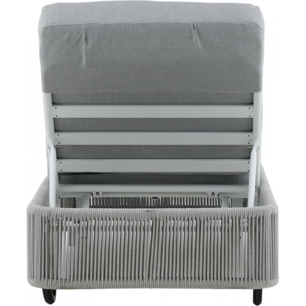 Virya solsäng - Grå/Vit Virya solsäng - Grå/Vit