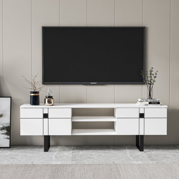 Banc multimdia Paulo - Blanc
