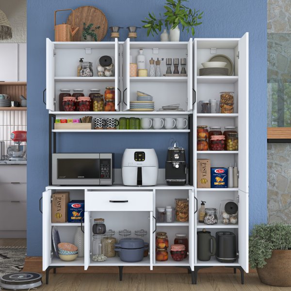 Armoire Jericho 134 - Blanc Armoire Jericho 134 - Blanc