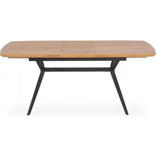 Table  manger Assis 140-180 x 80 cm - Chne/noir