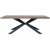 Sky matbord i smoked oak med kryssfot - 200x100 cm