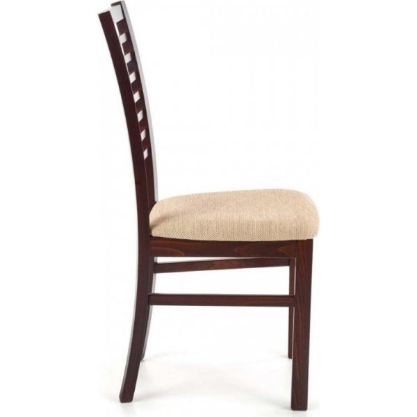 Chaise de salle à manger Libby 6 - Beige/noyer foncé Chaise de salle à manger Libby 6 - Beige/noyer foncé