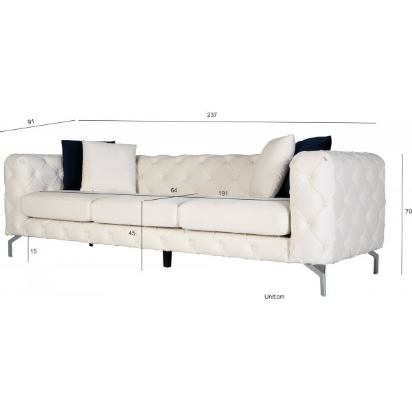 Como 3-zits - 237 cm Como 3-zits - 237 cm