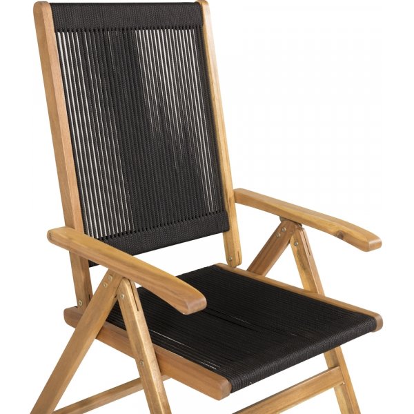 Little John positionsstol - Svart/Natur
