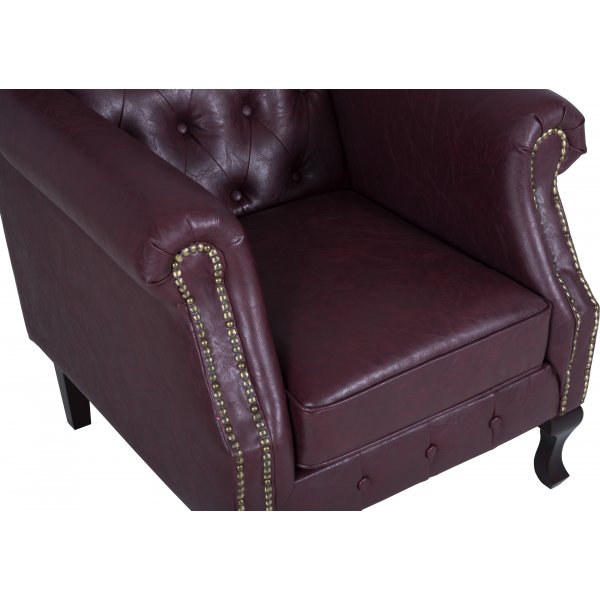 Fauteuil Vivaldino - Oxblood