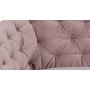 Felicia 2-sits soffa - Rosa (Sammet)