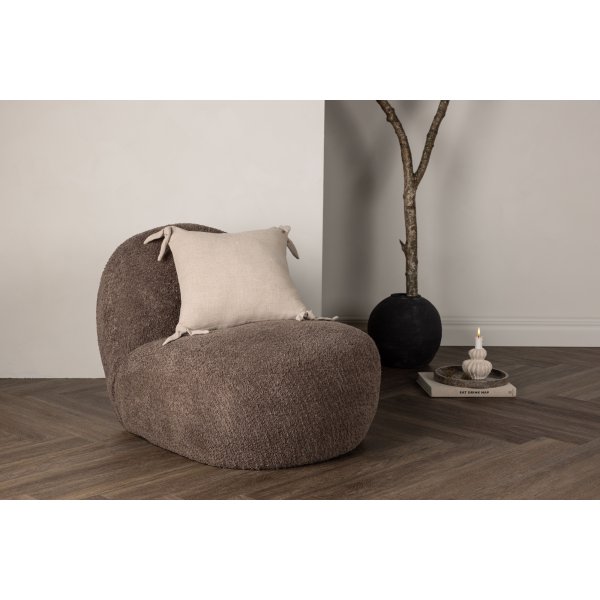 Housse de coussin Nora 40 x 40 cm - Beige Housse de coussin Nora 40 x 40 cm - Beige