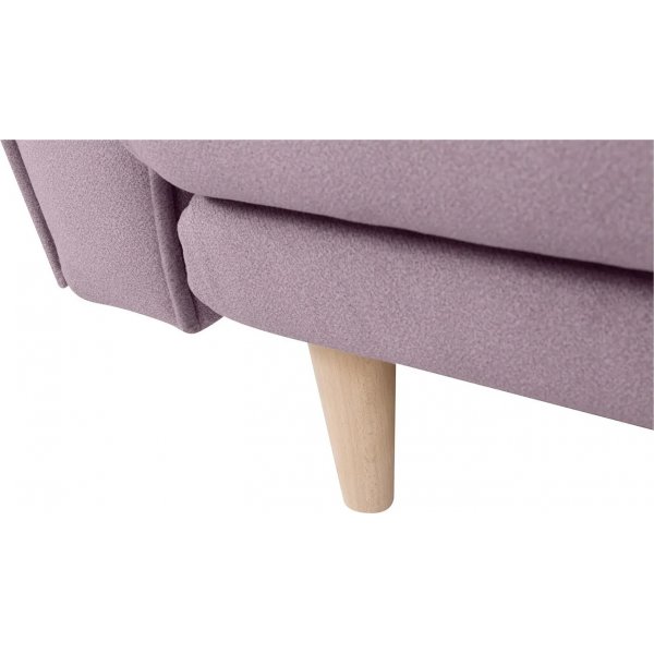 Manila 3-sits bddsoffa - Lila