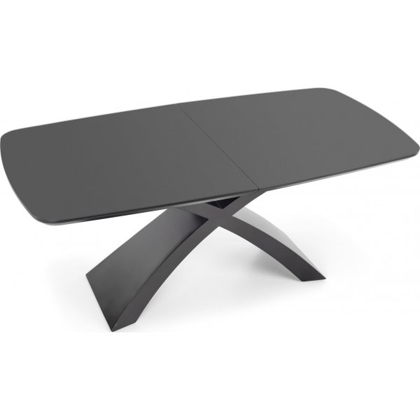 Table à manger extensible Simona 90x160-220 cm - Gris Table à manger extensible Simona 90x160-220 cm - Gris