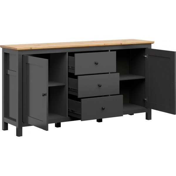 Buffet Hesen 186 cm - Graphite