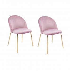 Stol i rosa sammet - Plaza Stol i rosa sammet - Plaza