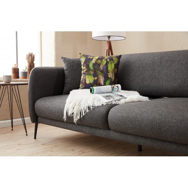 Canap convertible 3 places Vnus - Anthracite