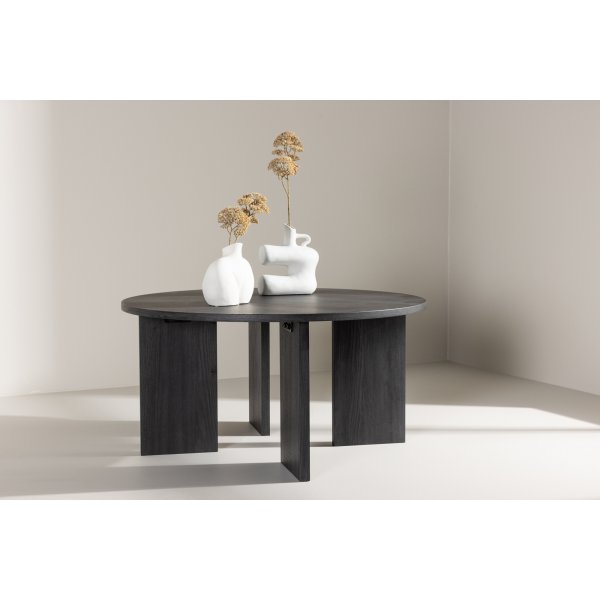 Askern soffbord 80 cm - Svart