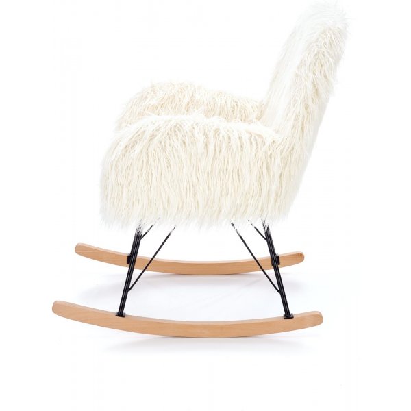 Chaise berante Jamson - Blanc crme