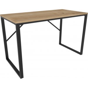 Layton bureau 120 x 60 cm - Zwart/eiken