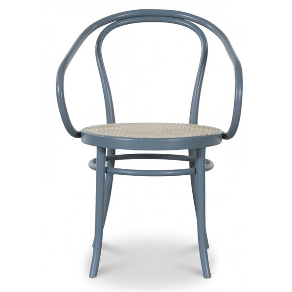 No 30 karmstol med rottingsits - Pastellblå/Rotting No 30 karmstol med rottingsits - Pastellblå/Rotting