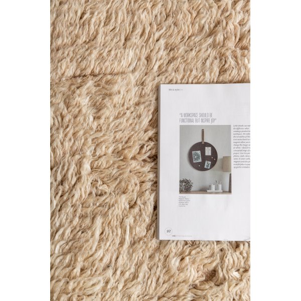 Yoko wollen vloerkleed - Beige Yoko wollen vloerkleed - Beige