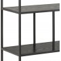Seaford boekenkast 135x150 cm - Zwart