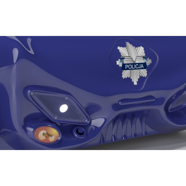 Polisbil barnsng - 90 x 200 cm