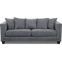 Soffa grtt tyg 217 cm bred