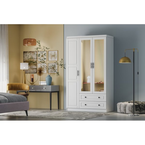 Armoire Bahar 105 x 50 x 210 cm - Blanc