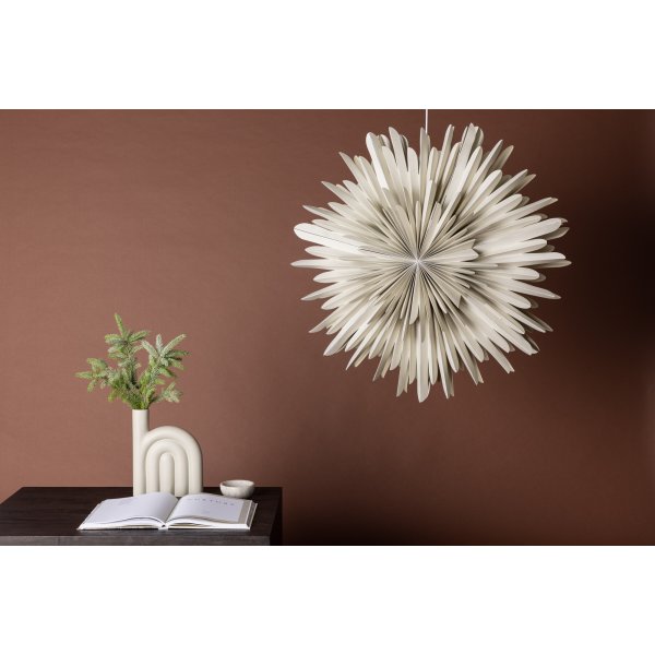 Slen adventsstjrna 80 cm - Beige