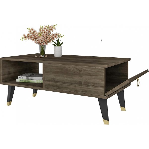 Table basse Delux 90 x 45 cm - Noyer