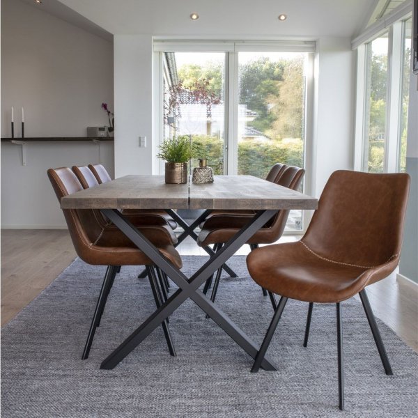 Montpellier Matbord - Rökt ek - 200x95x75 Montpellier Matbord - Rökt ek - 200x95x75