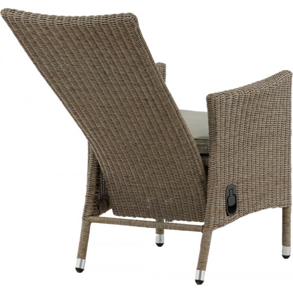 Toscana reclinerstol - Brun/Natur