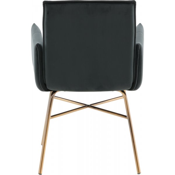 Fauteuil Cardinal - Noir/cuivre