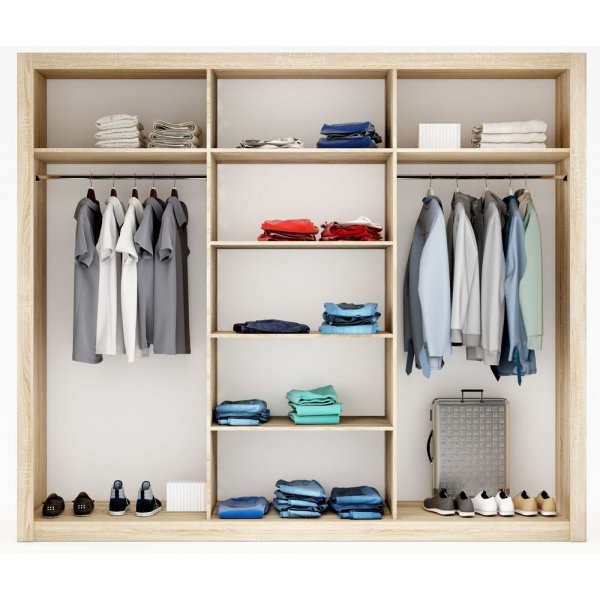 Einar garderob 1 - Sonoma ek