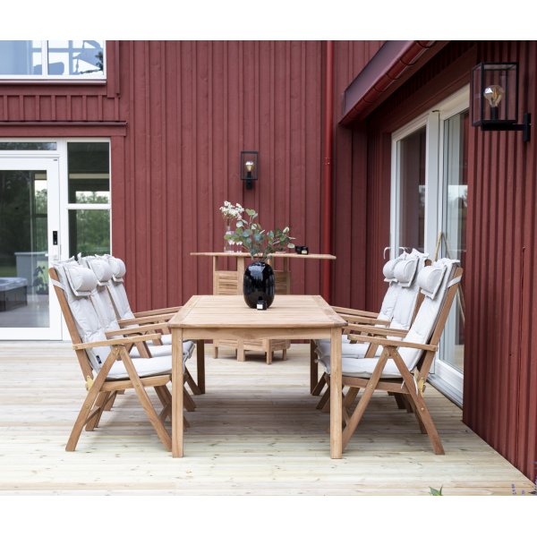 Kenya matbord 220 x 100 cm - Teak Kenya matbord 220 x 100 cm - Teak