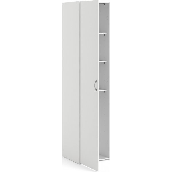 Garderob vit 40 cm bred och 175 cm hg + Mbeltassar