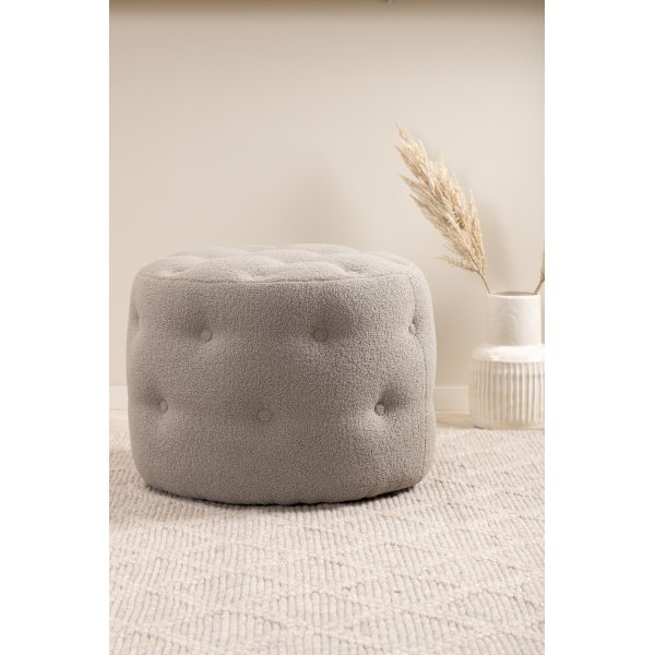 Pouf Respit - Teddy gris beige Pouf Respit - Teddy gris beige