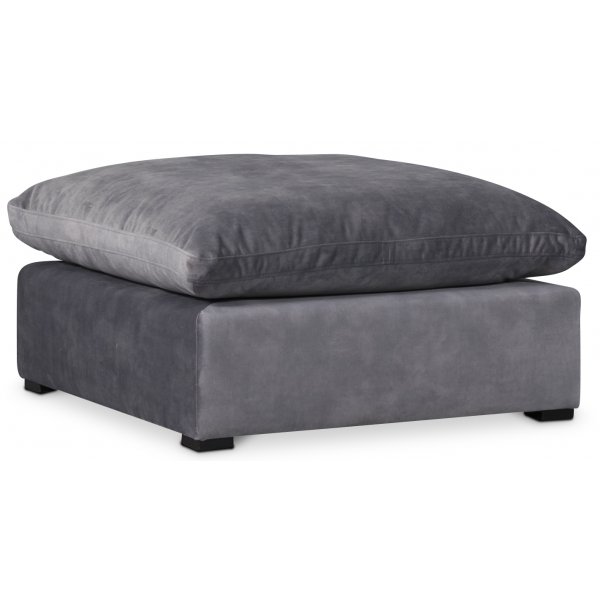 Fiskvik fotpall XL - Grå adore velour