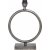 Pied de lampe cercle - Argent Rustique - 43 cm