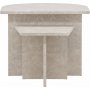 Sala soffbord 40/60 x 40/60 cm - Beige marmorlook