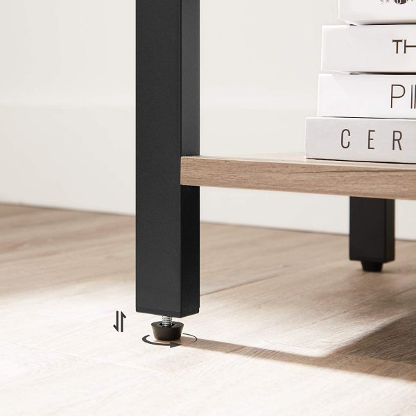 Petter bokhylla 66 x 120 cm - Gråbeige/svart Petter bokhylla 66 x 120 cm - Gråbeige/svart