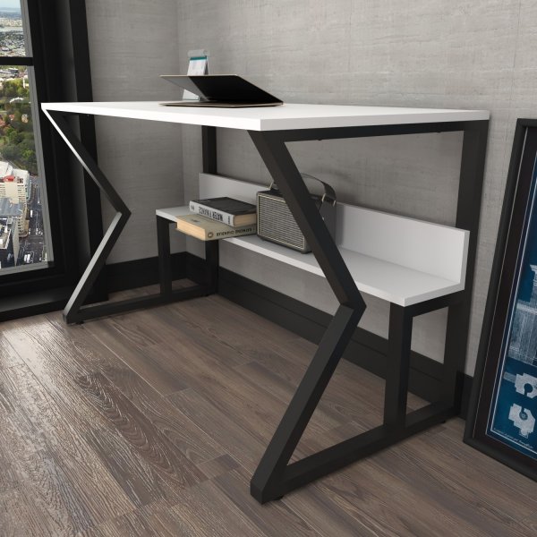 Bureau Wake Noir/blanc - 120 x 60 cm Bureau Wake Noir/blanc - 120 x 60 cm