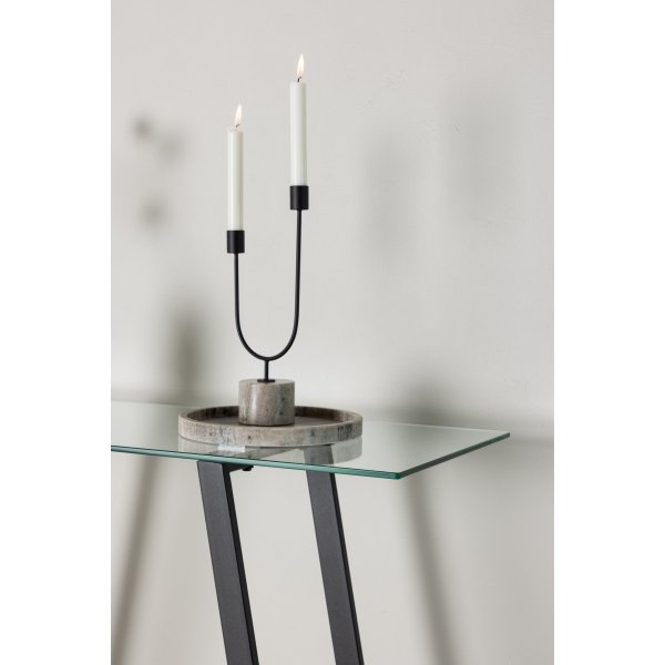 Table en relief Horten 100 x 40 cm - Noir/Transparent Table en relief Horten 100 x 40 cm - Noir/Transparent