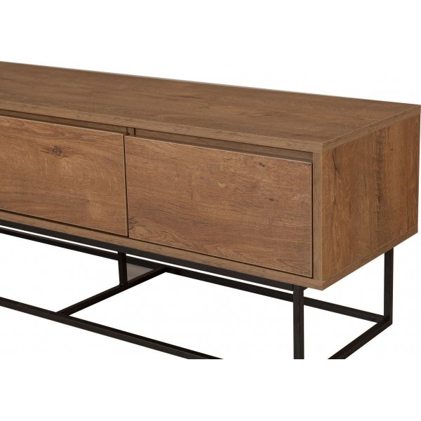 Tv-bänk Milo i valnöt - 140 cm Tv-bänk Milo i valnöt - 140 cm