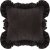 Housse de coussin Luciole 43 x 43 cm - Noir