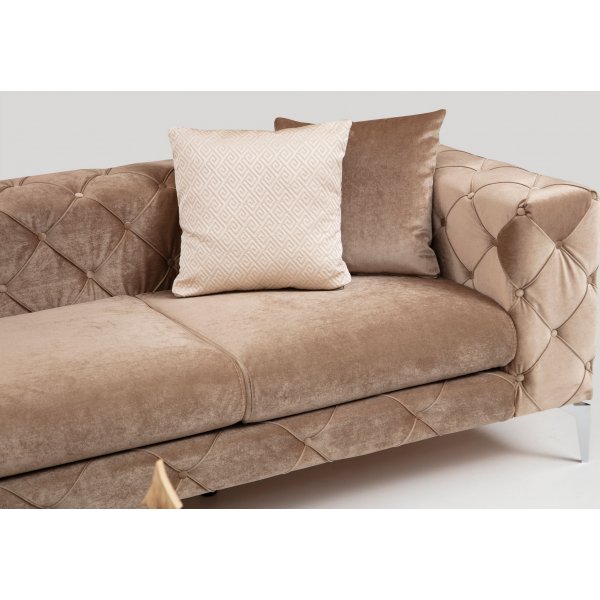 Canapé 4 places Como - Marron Canapé 4 places Como - Marron