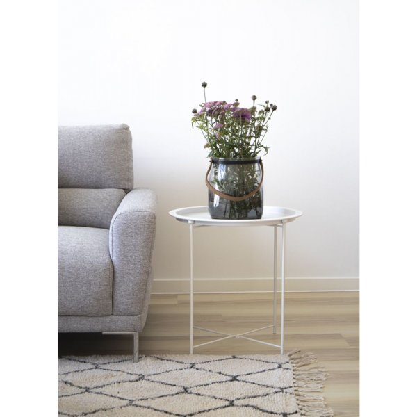 Table d'appoint Bastia 46,8 x 46,8 cm - Blanc Table d'appoint Bastia 46,8 x 46,8 cm - Blanc