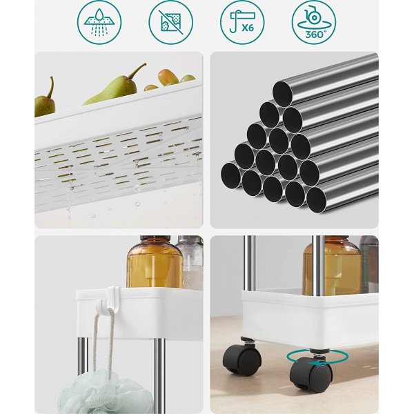 Criollo kökshylla 83 cm - Vit Criollo kökshylla 83 cm - Vit