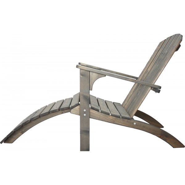 Transat Kungshamn avec repose-pieds - Gris Transat Kungshamn avec repose-pieds - Gris