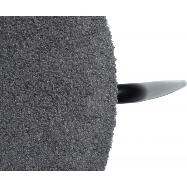 Chaise de salle à manger Bull - Pierre bouclée/noir Chaise de salle à manger Bull - Pierre bouclée/noir