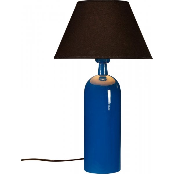Lampe de table Carter - Bleu/Noir - 46 cm